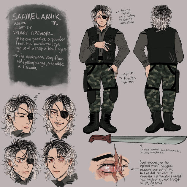 Saamel Character Sheet